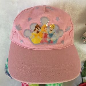 PINK HAT DISNEY PRINCESS CAP 5.3 cm pink silver crown